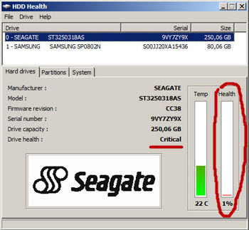 Программа HDD Health